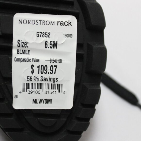 NWT Marc Fisher Black Leather Heeled Ankle Boots - Picture 12 of 16